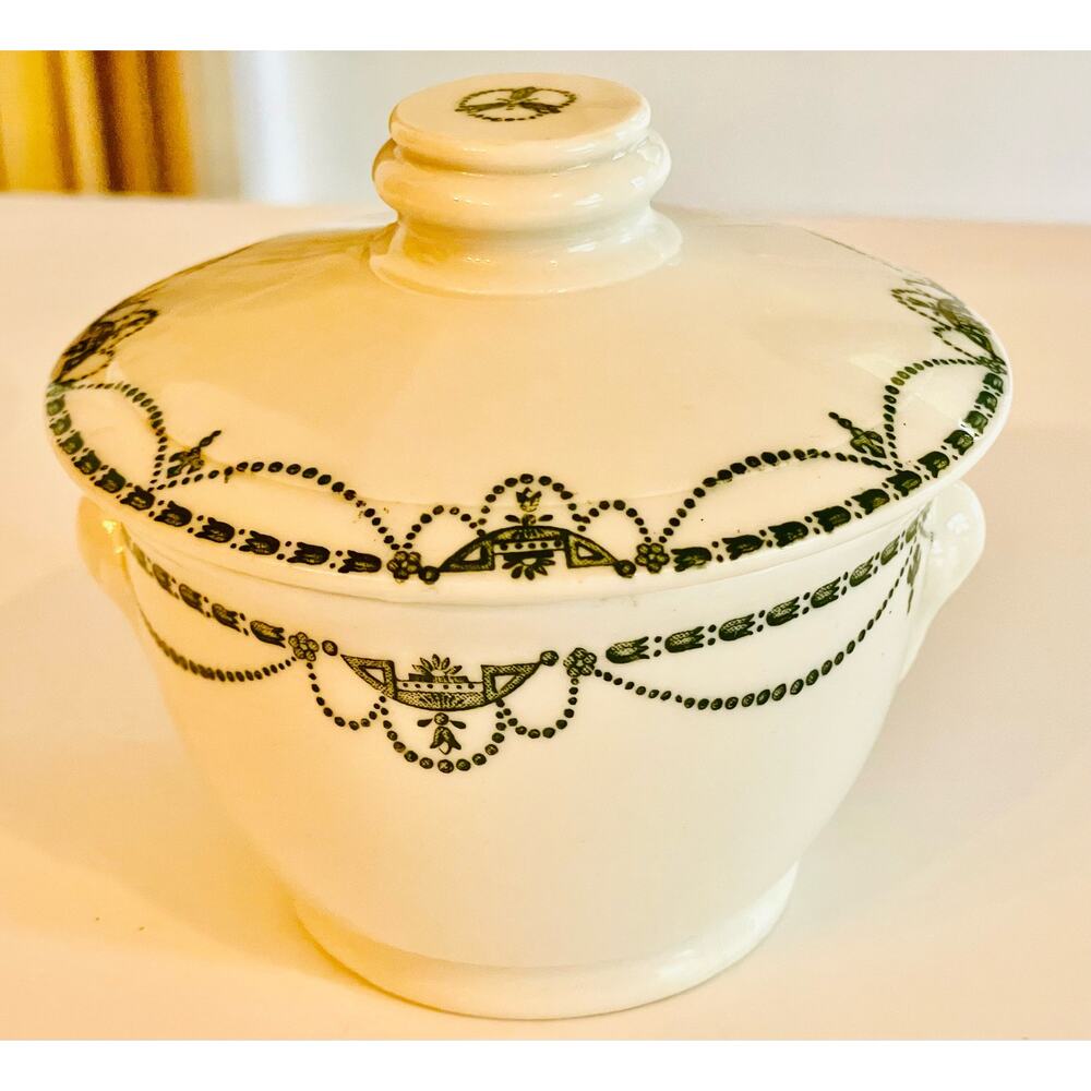 Warwick China Adam Pattern Sugar Bowl w/lid